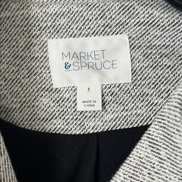 MARKET AND SPRUCE Korben Knit Trench Jacket in Size S - Picture 4 of 13